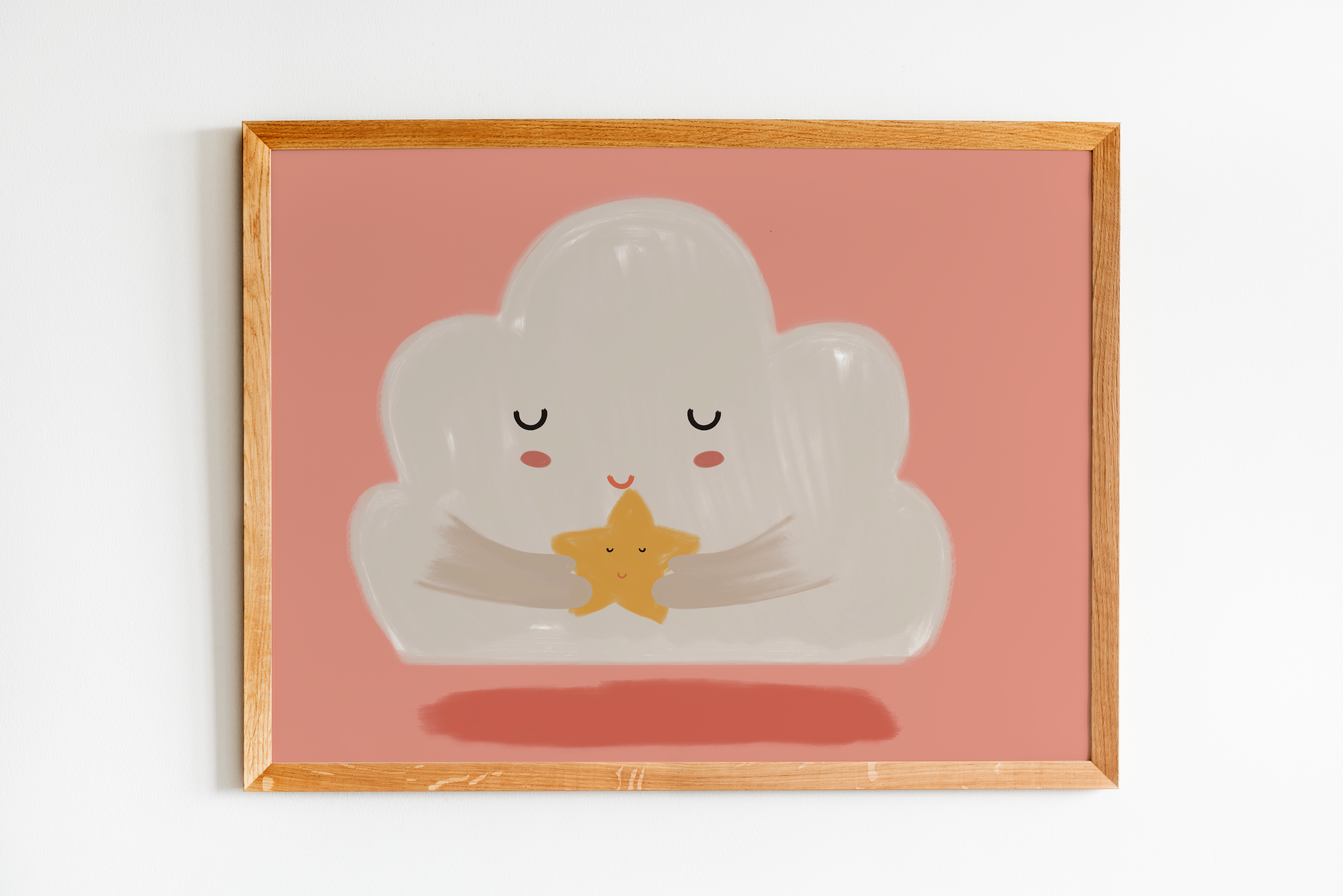 TheIllustrationary Sleepy Star Poster