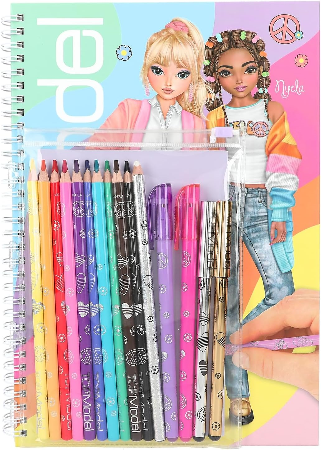 Topmodel Kalem Setli Boyama Kitabı