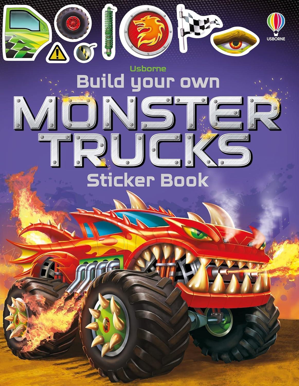 USB - Build Your Own Monster Trucks Sticker