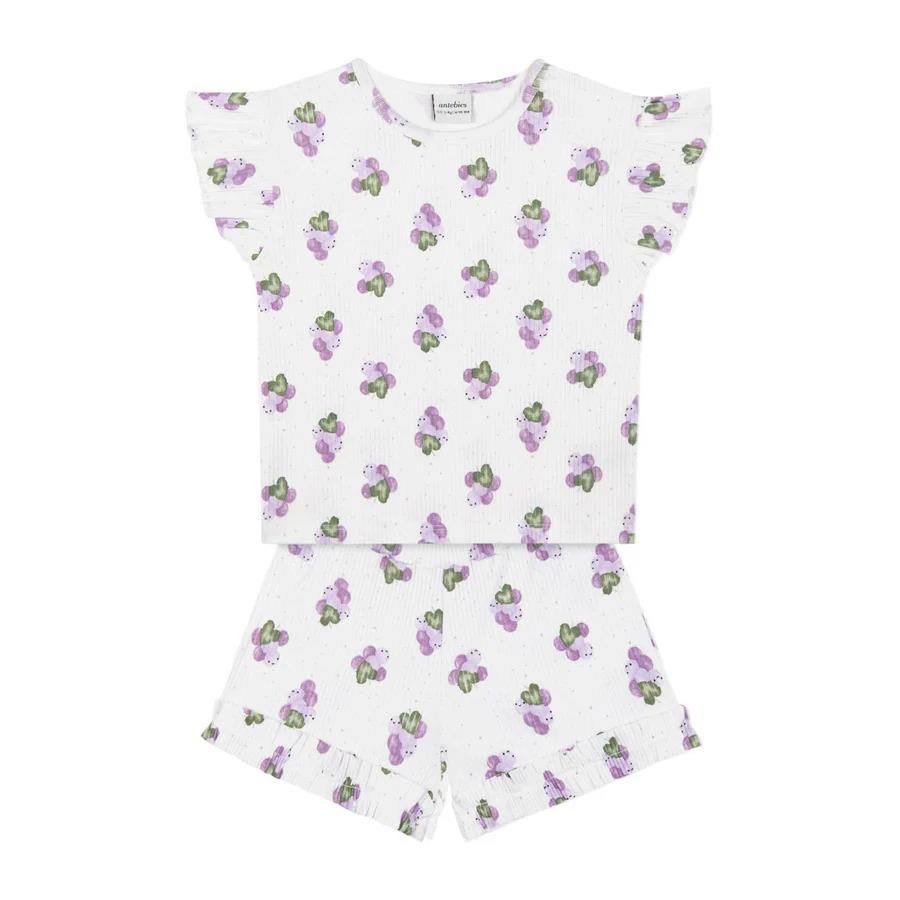 Üzüm Sezonu Şortlu Pijama Takımı