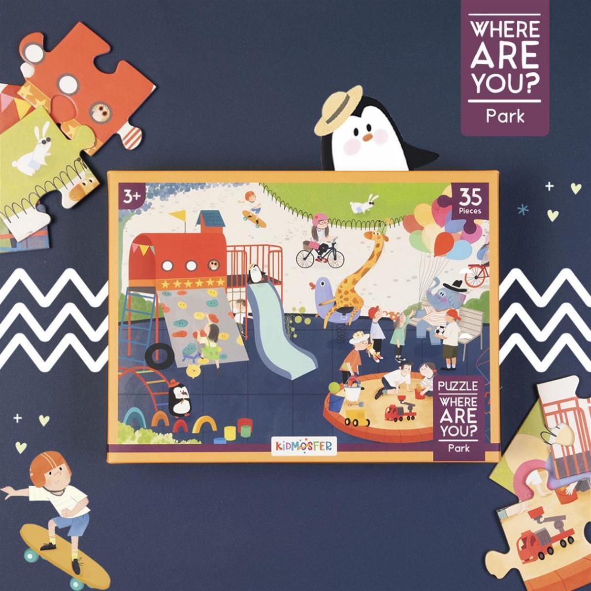 Where Are You Serisi / Neredesin – Park Puzzle (Yapboz) 35 Parça