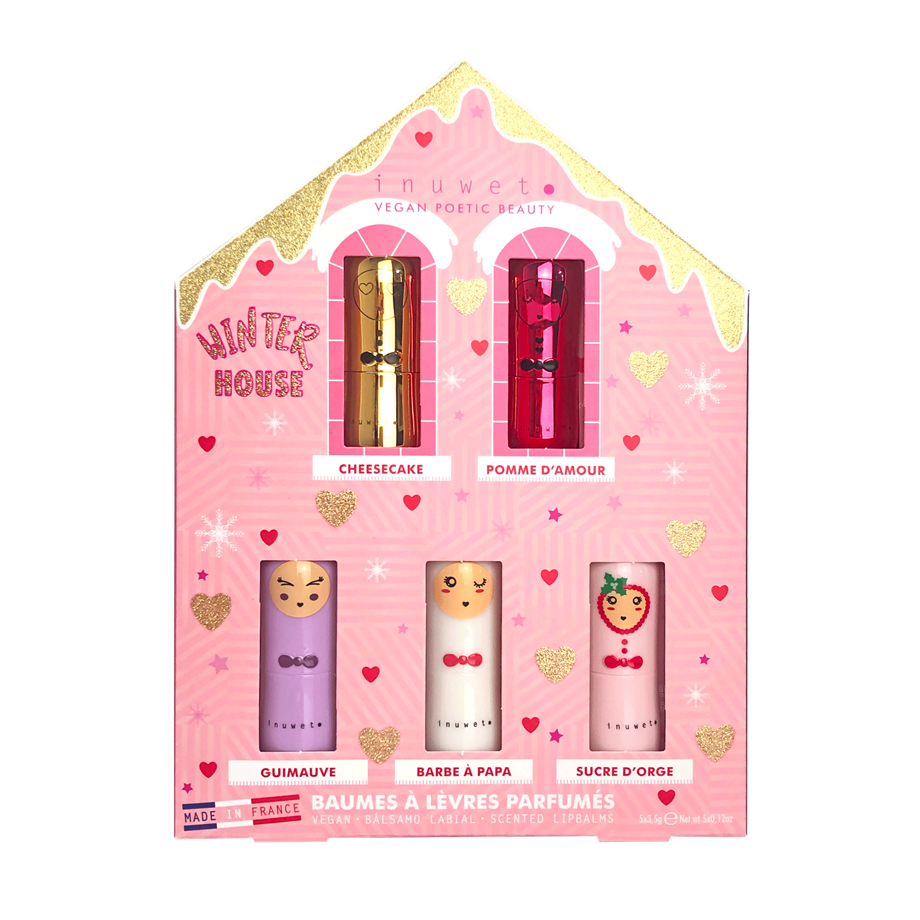 WINTERHOUSE REDLOVE 2022 5 LIP BALMS