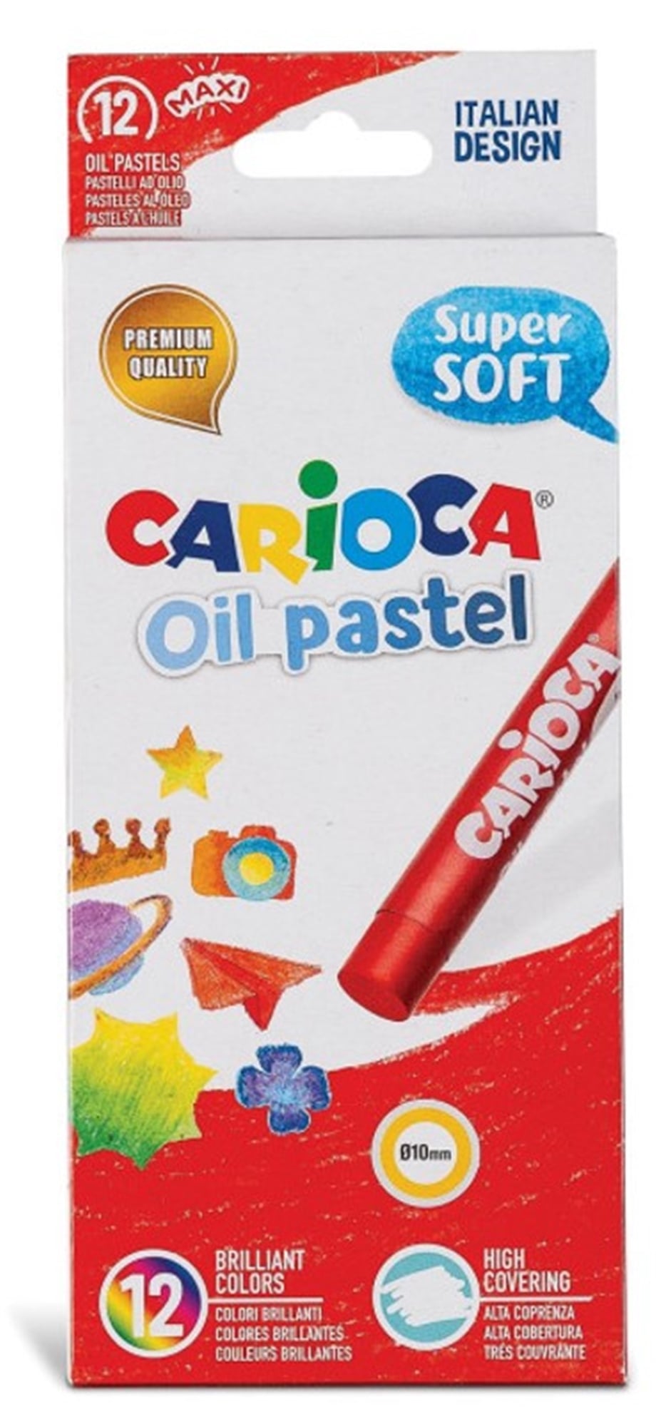 YAĞLI PASTEL BOYA KALEMİ 12'Lİ 