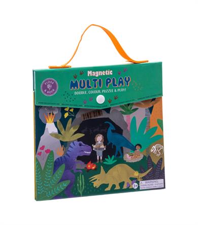 Mıknatıslı Çoklu Oyun Seti / Dino 