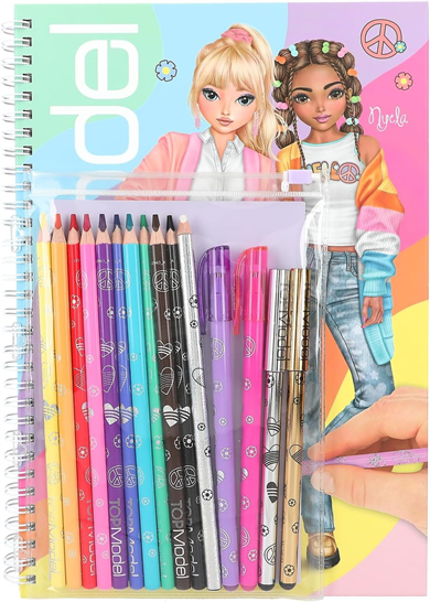 Topmodel Kalem Setli Boyama Kitabı