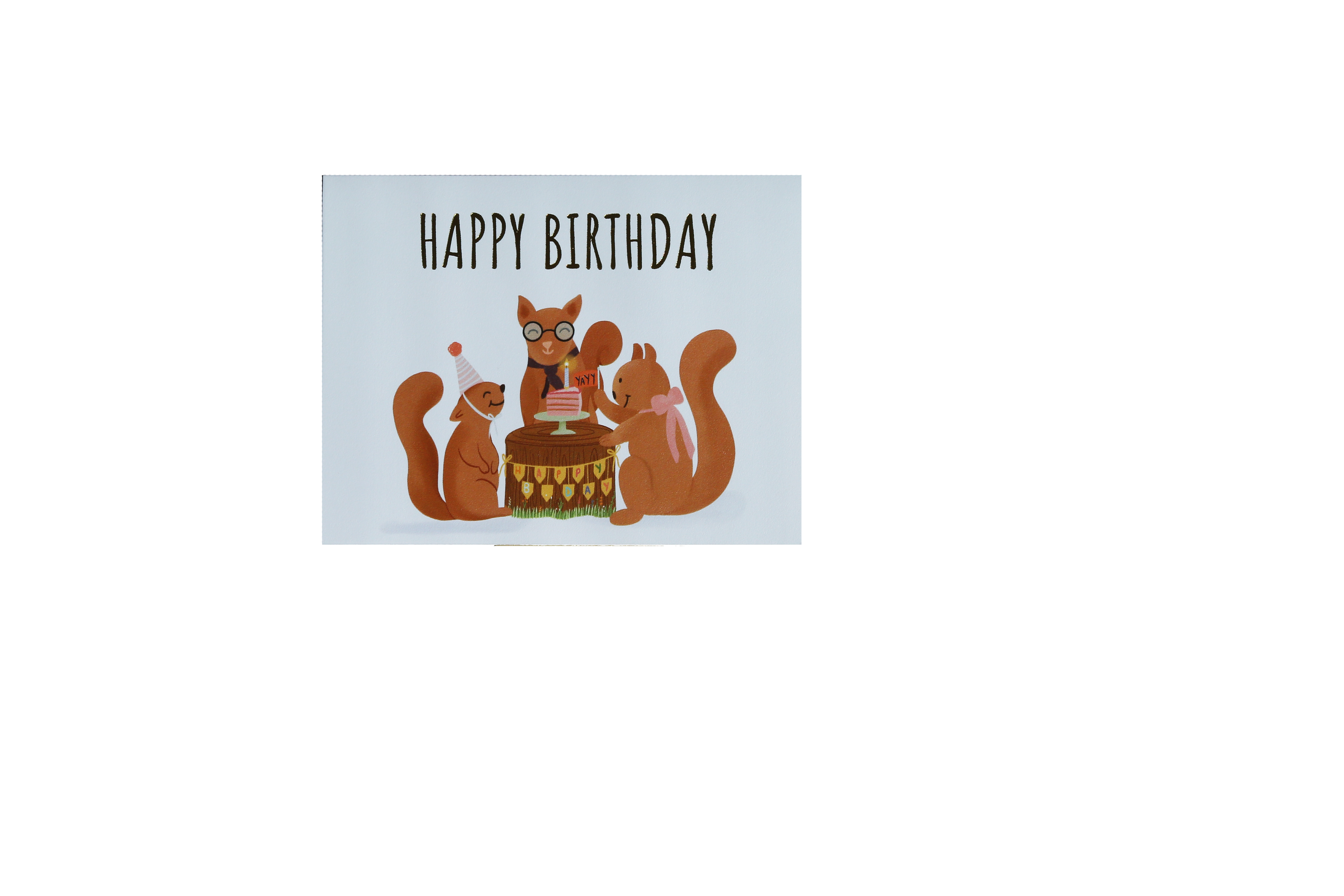 30 Kağıt İşleri x TheIllustrationary Happy Birthday Tebrik Kartı