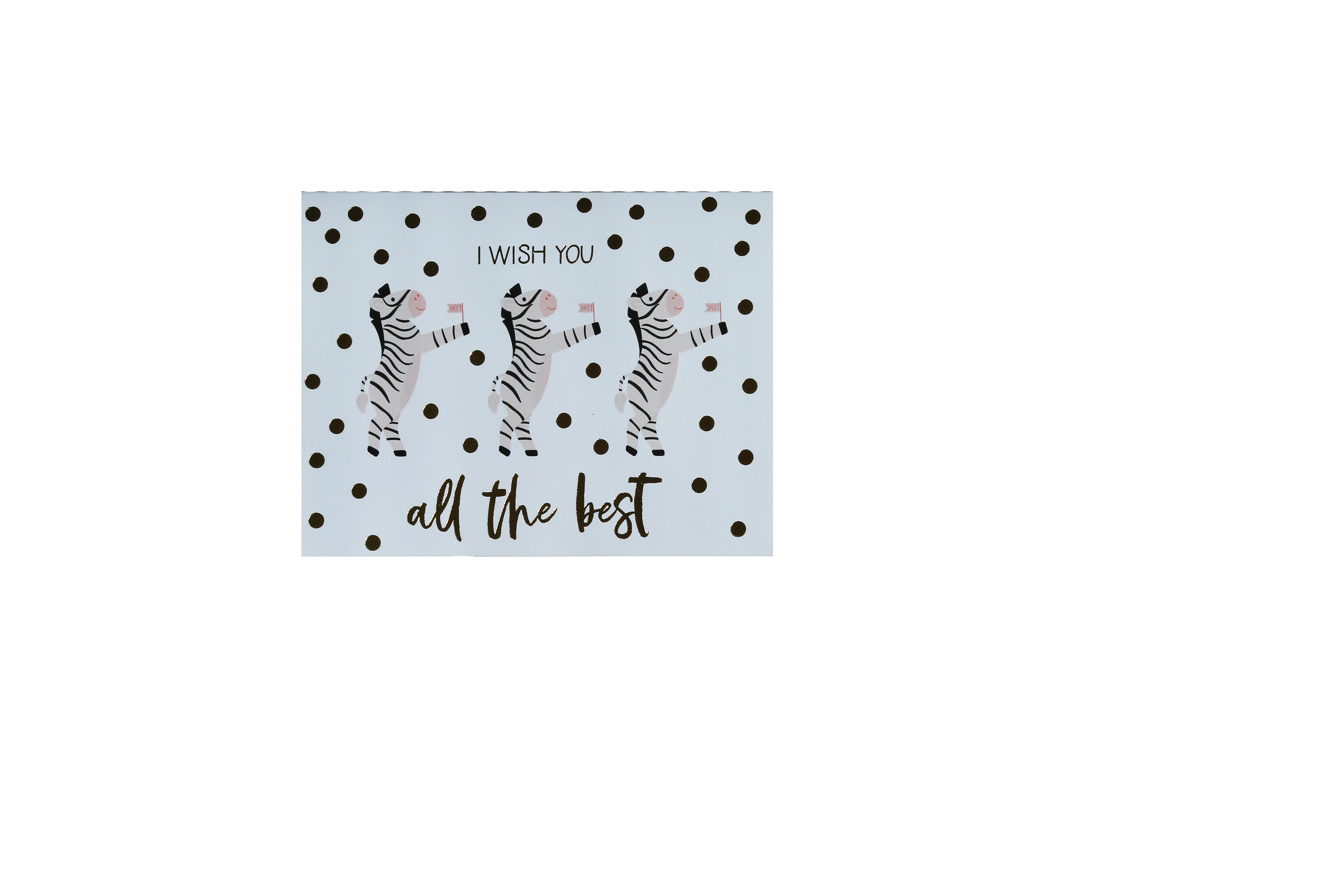 30 Kağıt İşleri x TheIllustrationary I wish you all the best Tebrik Kartı