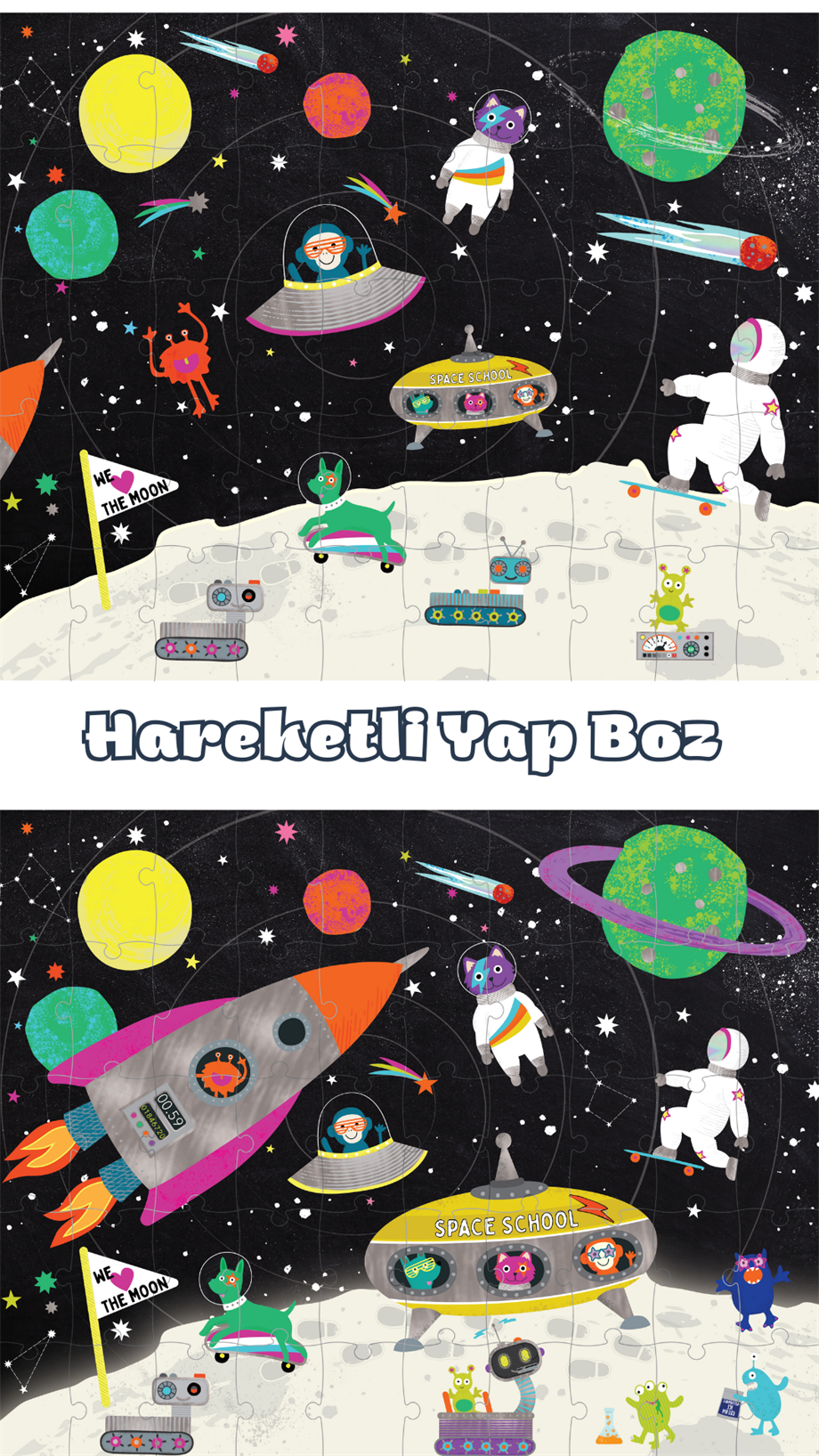 50 Parça Sihirli Yap-Boz / Space