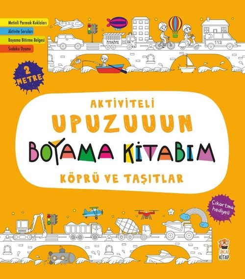 Aktiviteli Upuzuuun Boyama Kitabım- Köprü Ve Taşıt