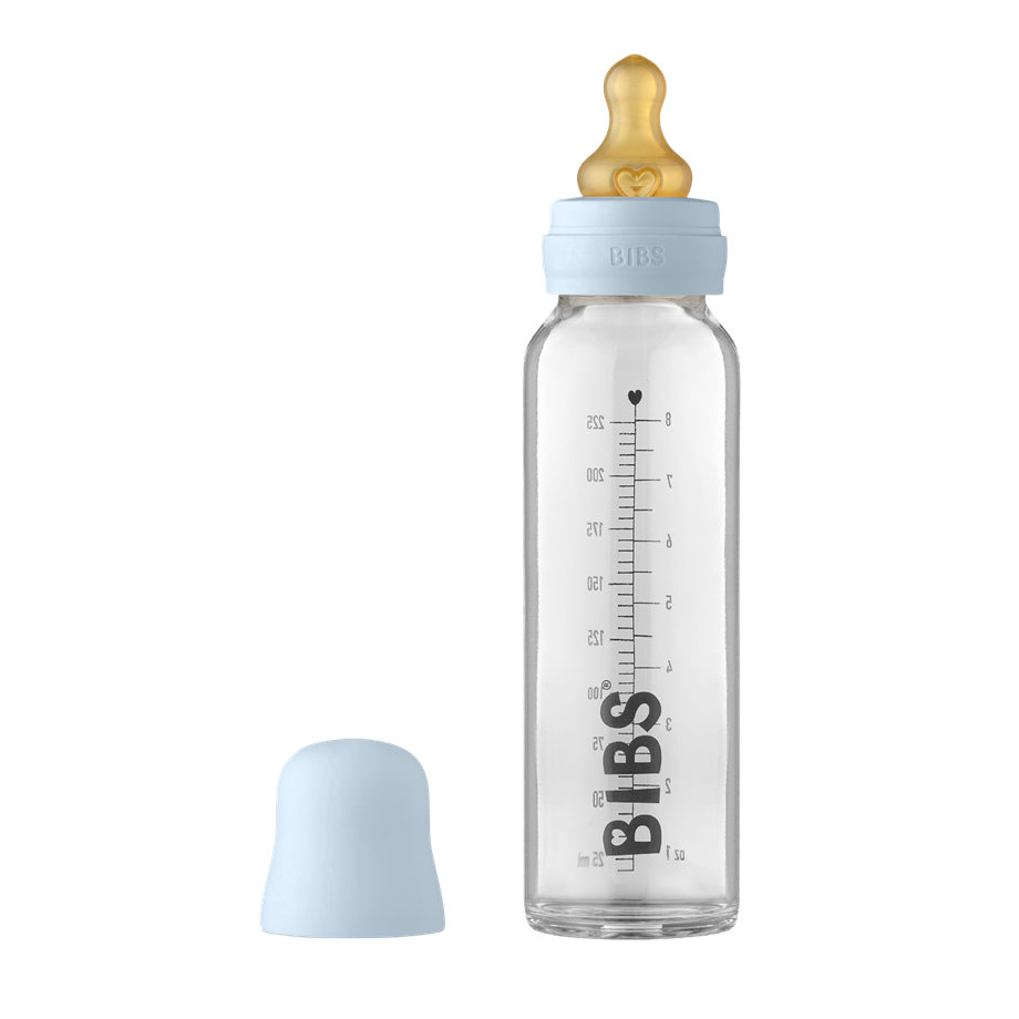 Baby Bottle Complete Set 225 Ml - Baby Blue 