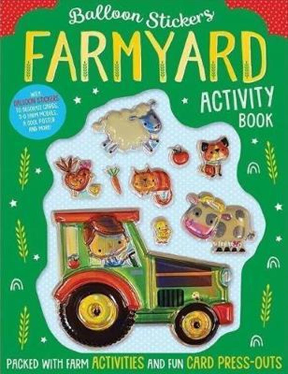 Balloon Stickers Farmyard Activity Book