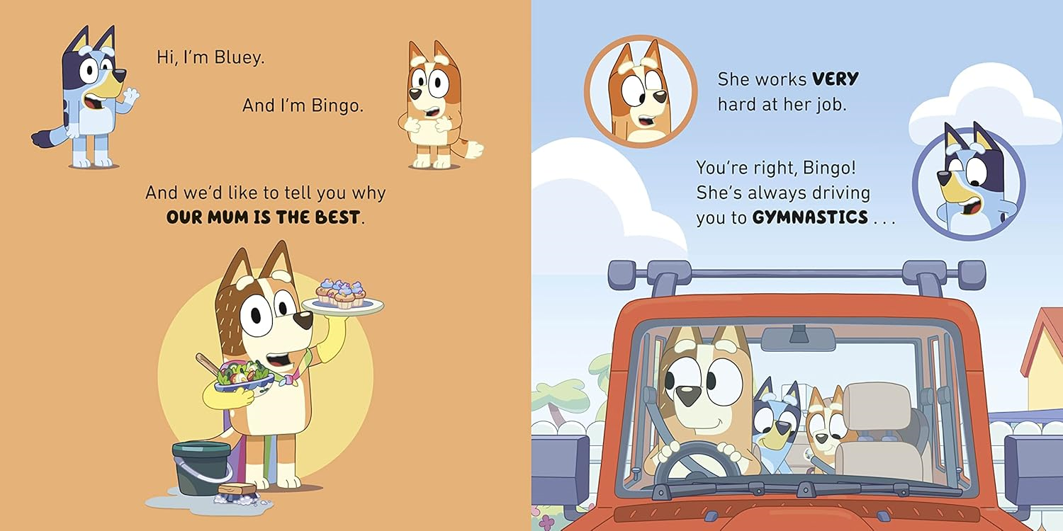 Bluey - My Mum Is The Best - Board Book