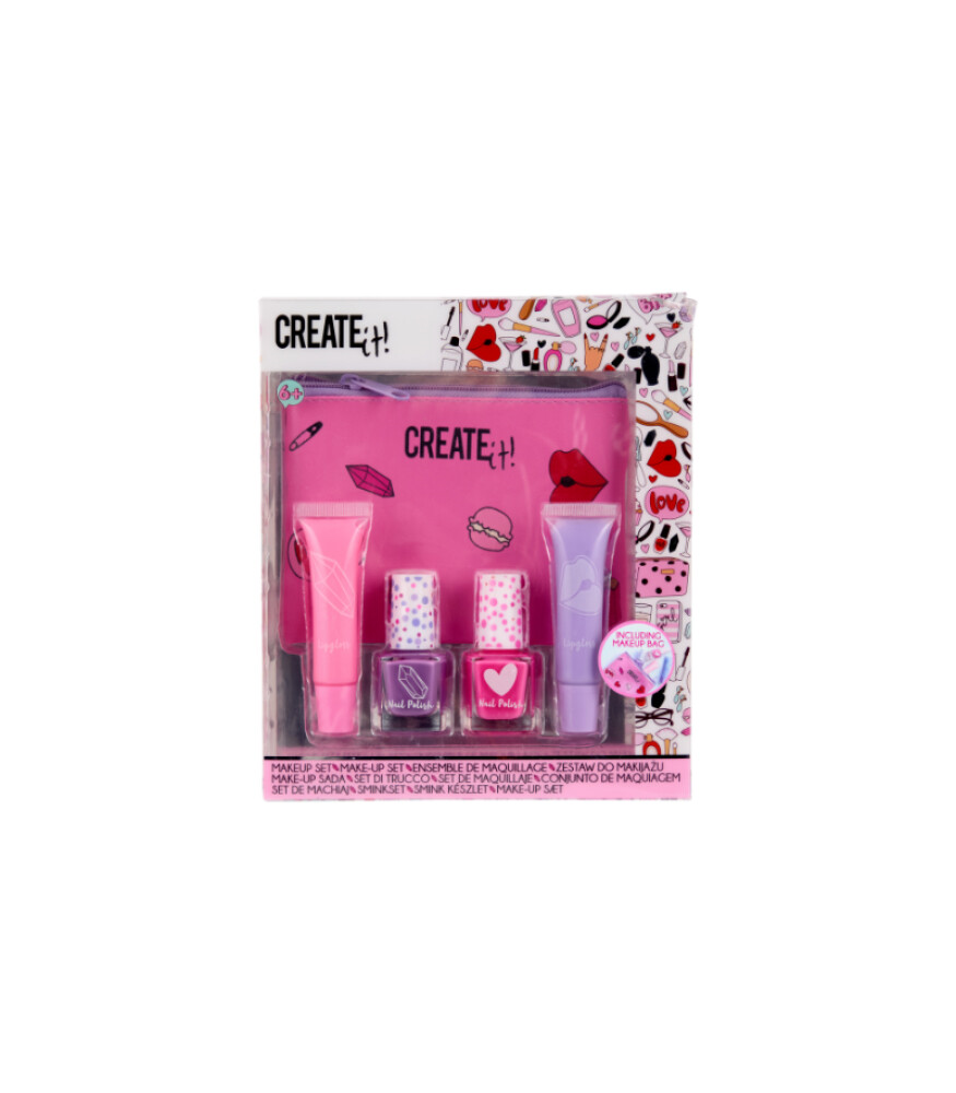 Create It Makyaj Seti ve Mini Makyaj Çantası