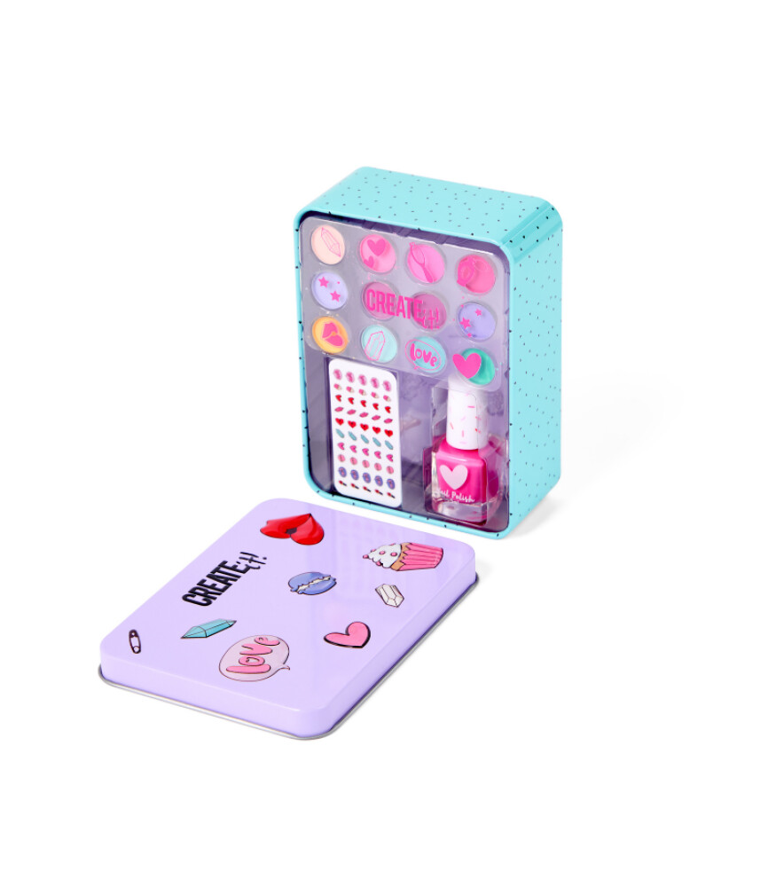 Create It Metal Kutulu Makyaj Seti - Love