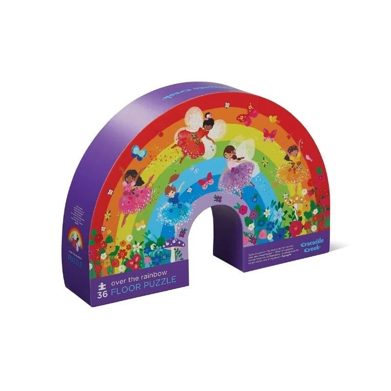 Crocodile Creek Dekoratif Puzzle - 36 Parça -Over the Rainbow