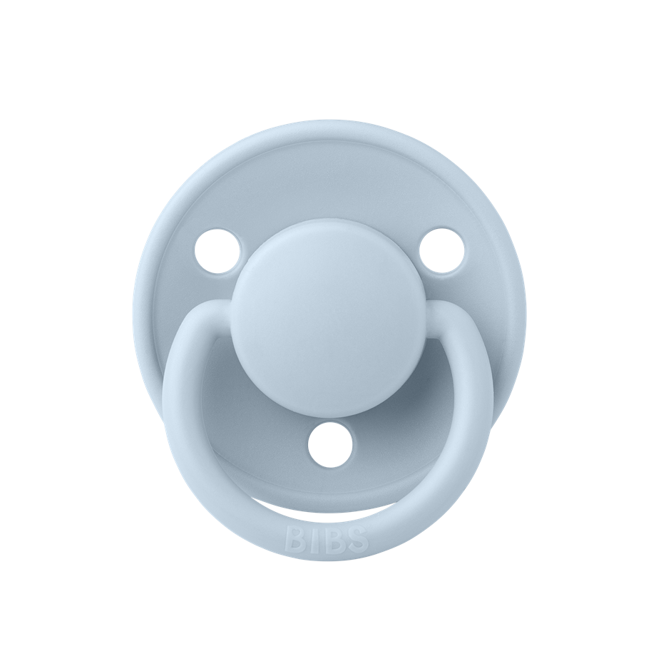 De Lux Tekli Silikon Emzik Baby Blue