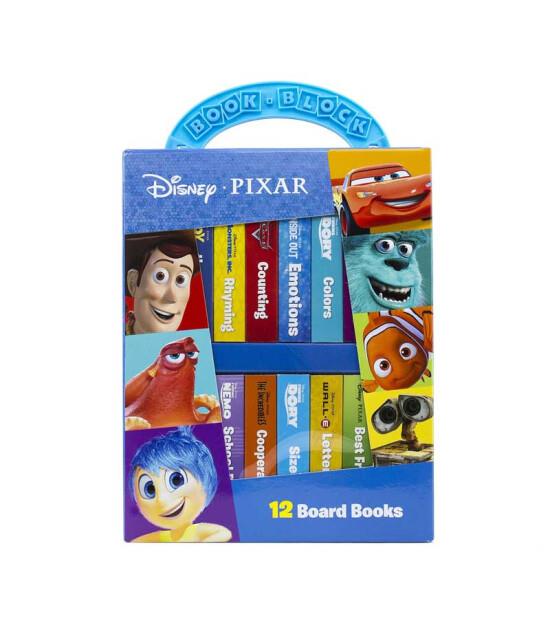 Disney: My First Library 12 Board Book Set- Toy Story, Cars, Finding Nemo, and More!