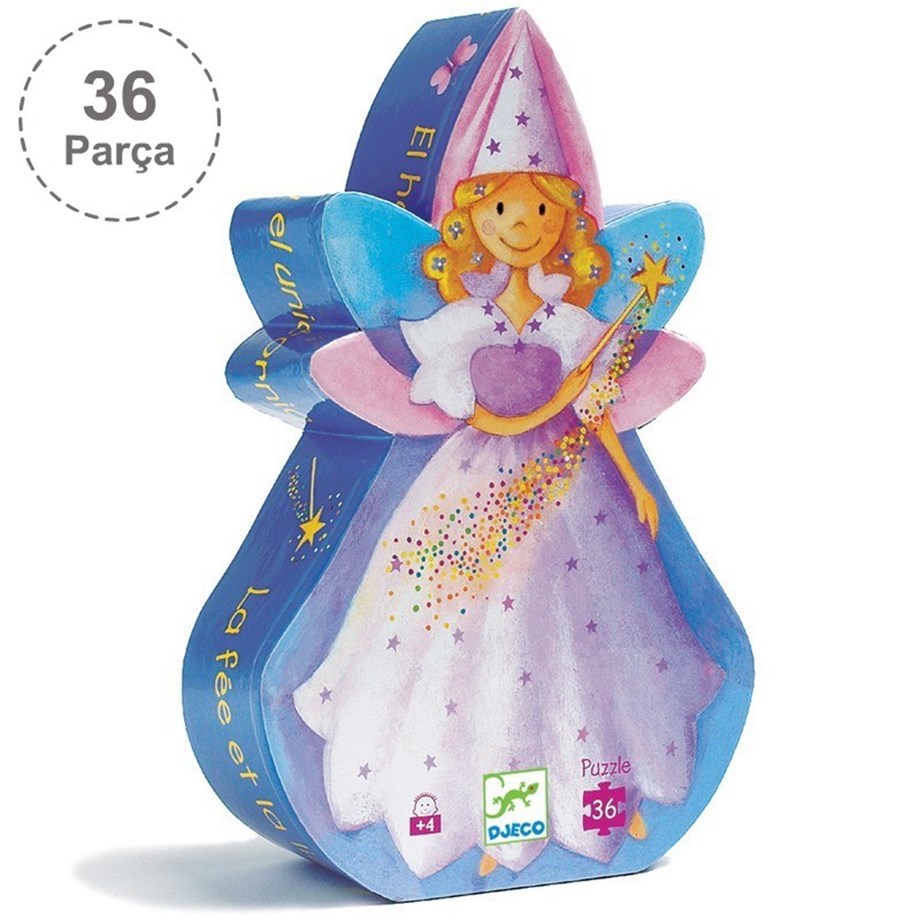 Djeco Dekoratif Puzzle 36 Parça/The Fairy And The Unicorn 