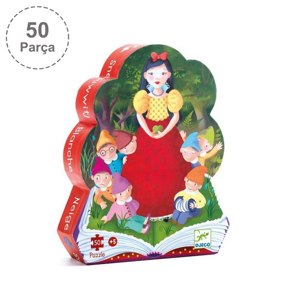 Djeco Dekoratif Puzzle 50 Parça/Snow White 