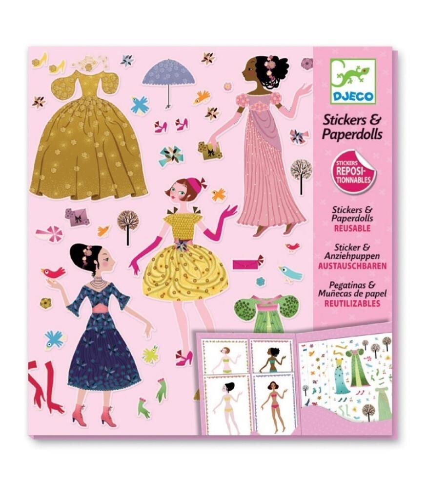 Djeco Kağıt Giydirme Seti - Dresses Through The Seasons