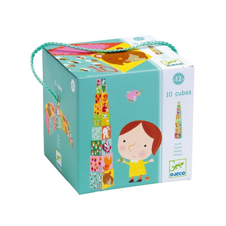 Djeco Küpler / 10 Forest Blocks 