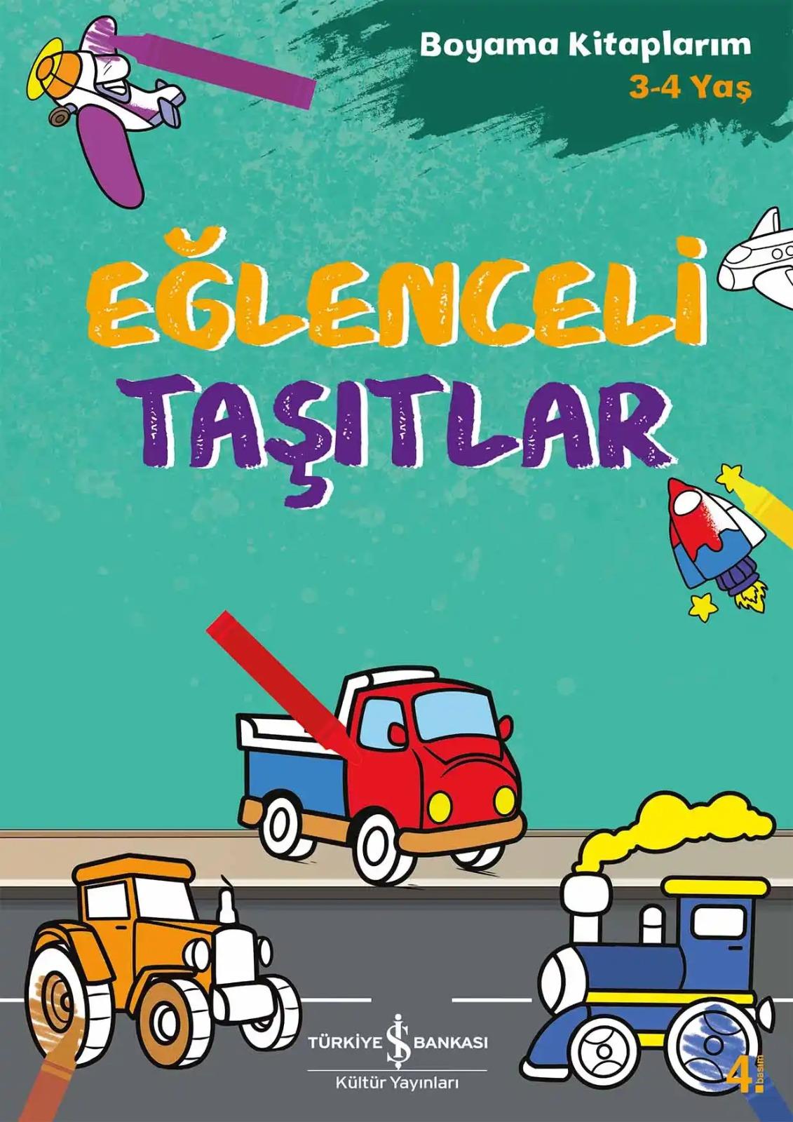 EĞLENCELİ TAŞITLAR - BOYAMA KİTAPLARIM