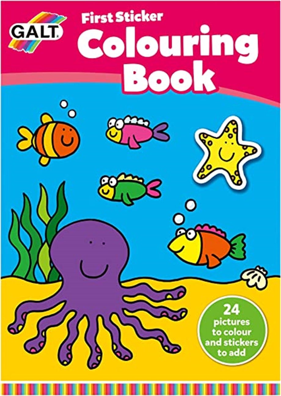 First Sticker Colouring Book 3 Yaş+