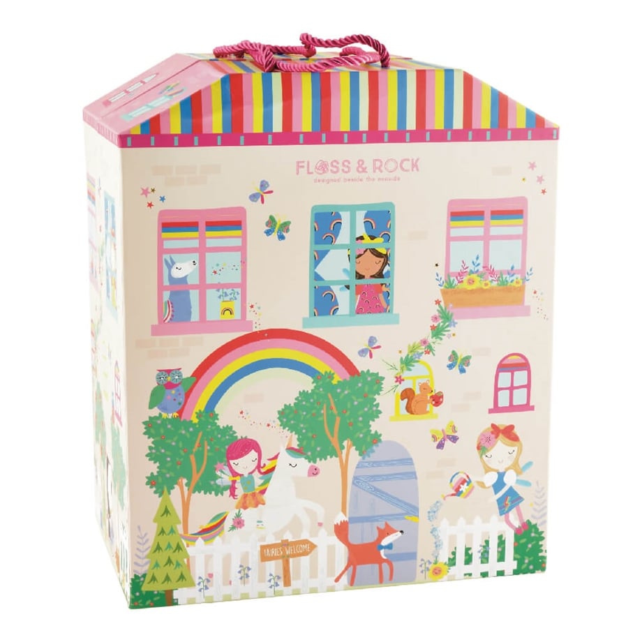 FLOSS & ROCK Ahşap Figürlü Oyun Kutuları / Rainbow 