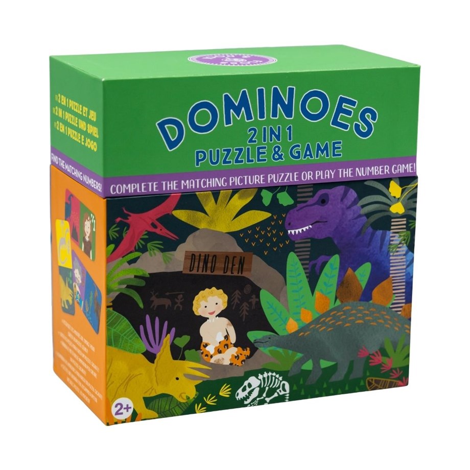 FLOSS & ROCK Çift Taraflı Domino Kartları / Dino *NEW*