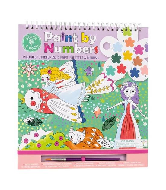 FLOSS & ROCK Sayılarla  Sulu Boyama Kitapları / Fairy Tale