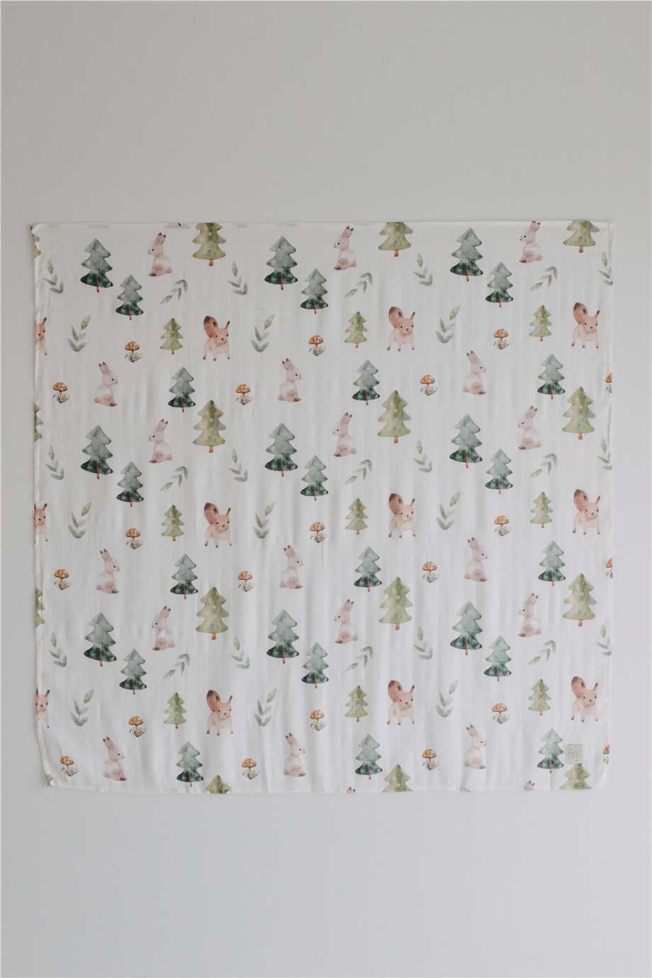 Forest - Bambu Müslin | Extra Büyük Boy - Organik Sertifikalı