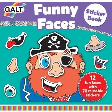 Funny Faces Sticker Book 3 Yaş+