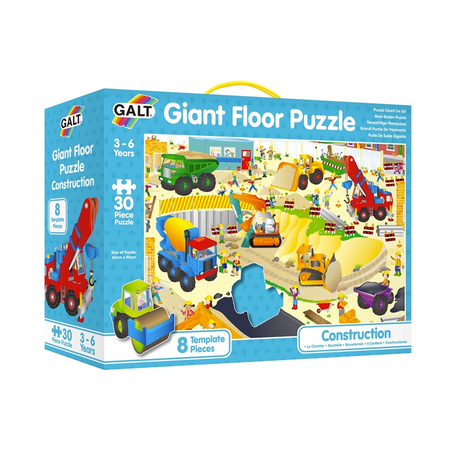 Giant Floor Puzzle Contruction 30 parça 3-6 Yaş