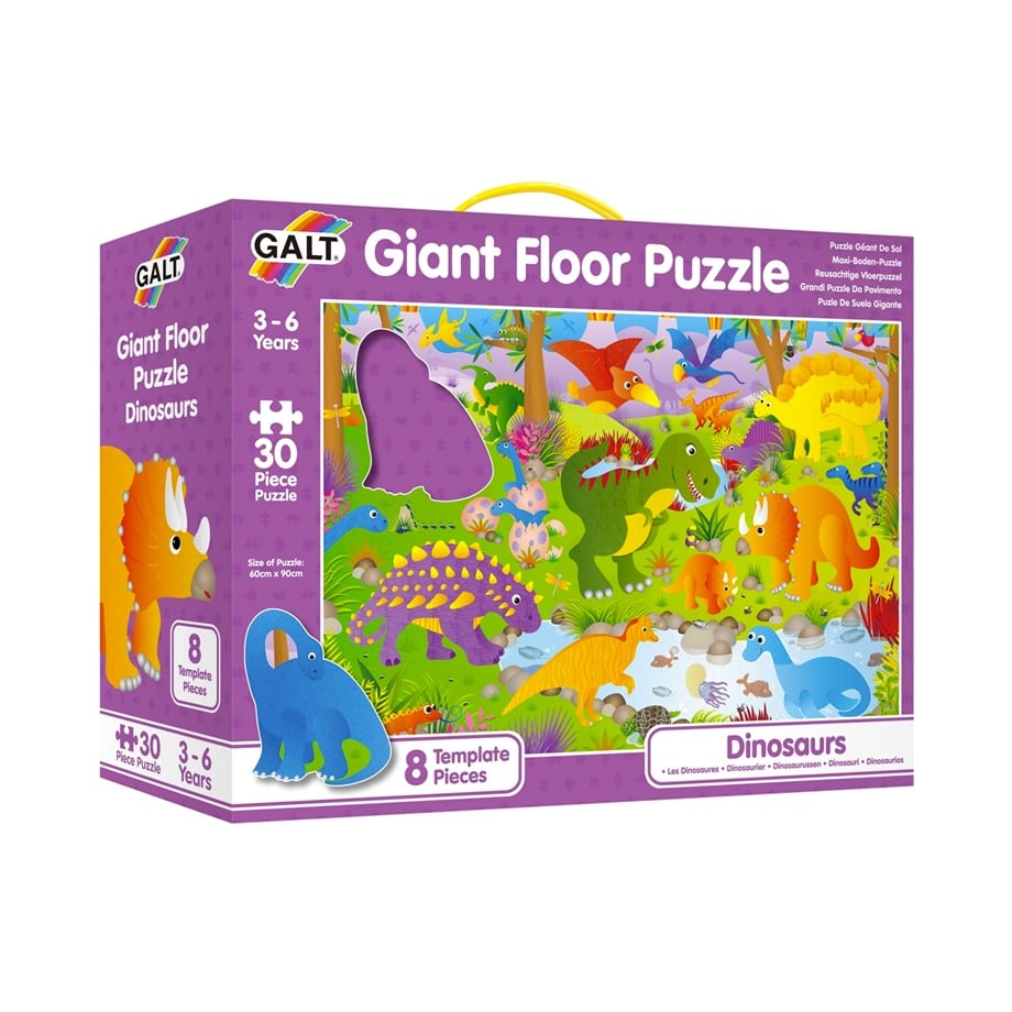 Giant Floor Puzzle Dinosaurs 30 parça 3-6 Yaş