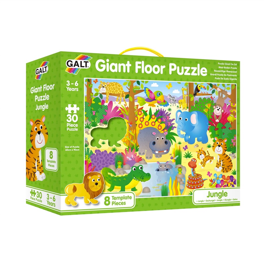 Giant Floor Puzzle Jungle 30 parça 3-6 Yaş