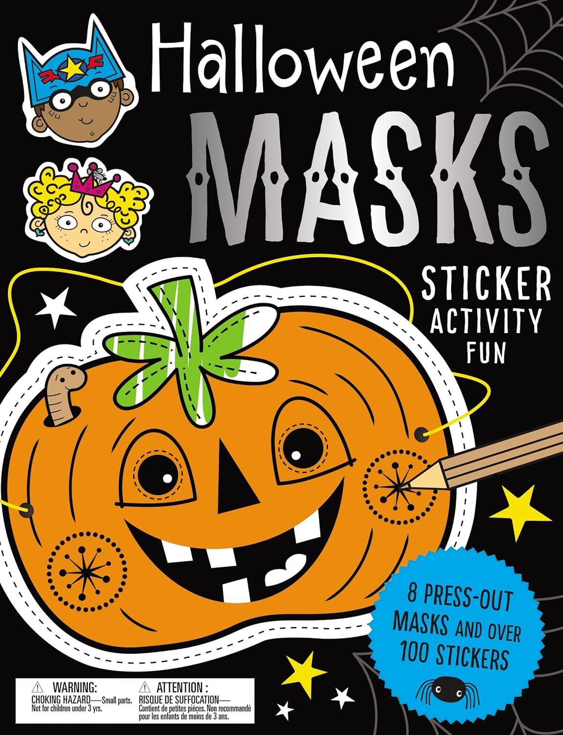 Halloween Masks Sticker Activity Fun