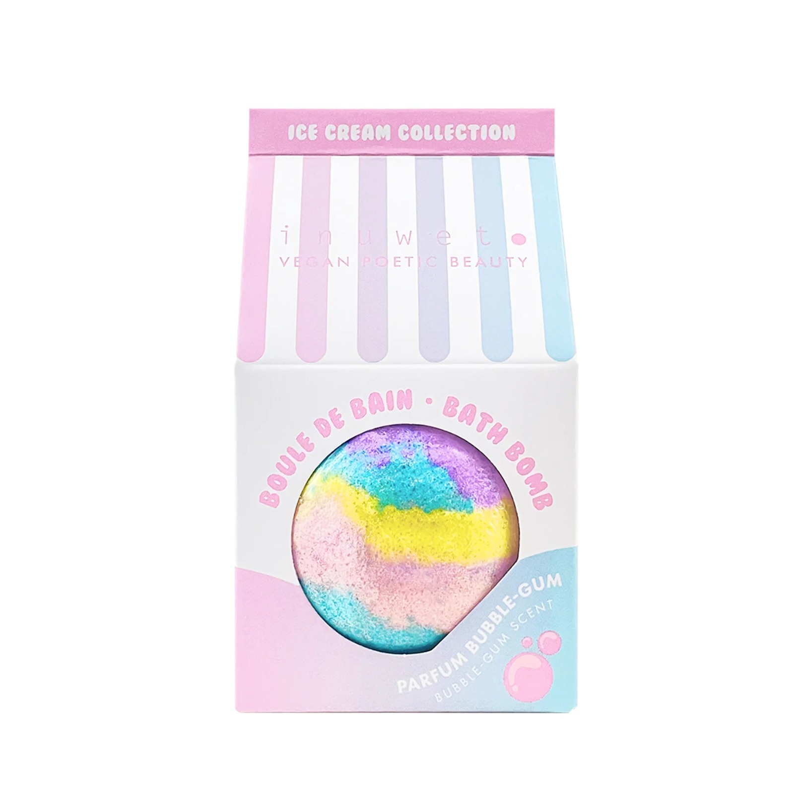 INUWET BATH BOMB ICECREAM BUBBLE GUM