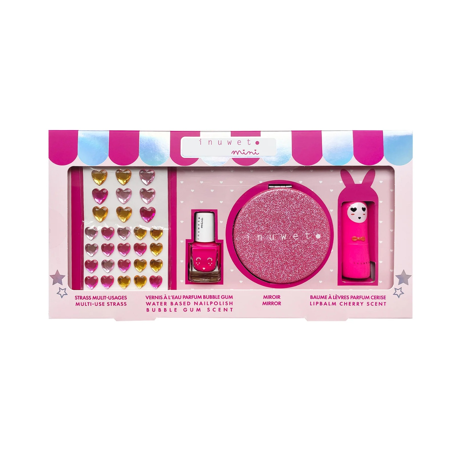 INUWET GLITTER GIRL PINK KIDS SET