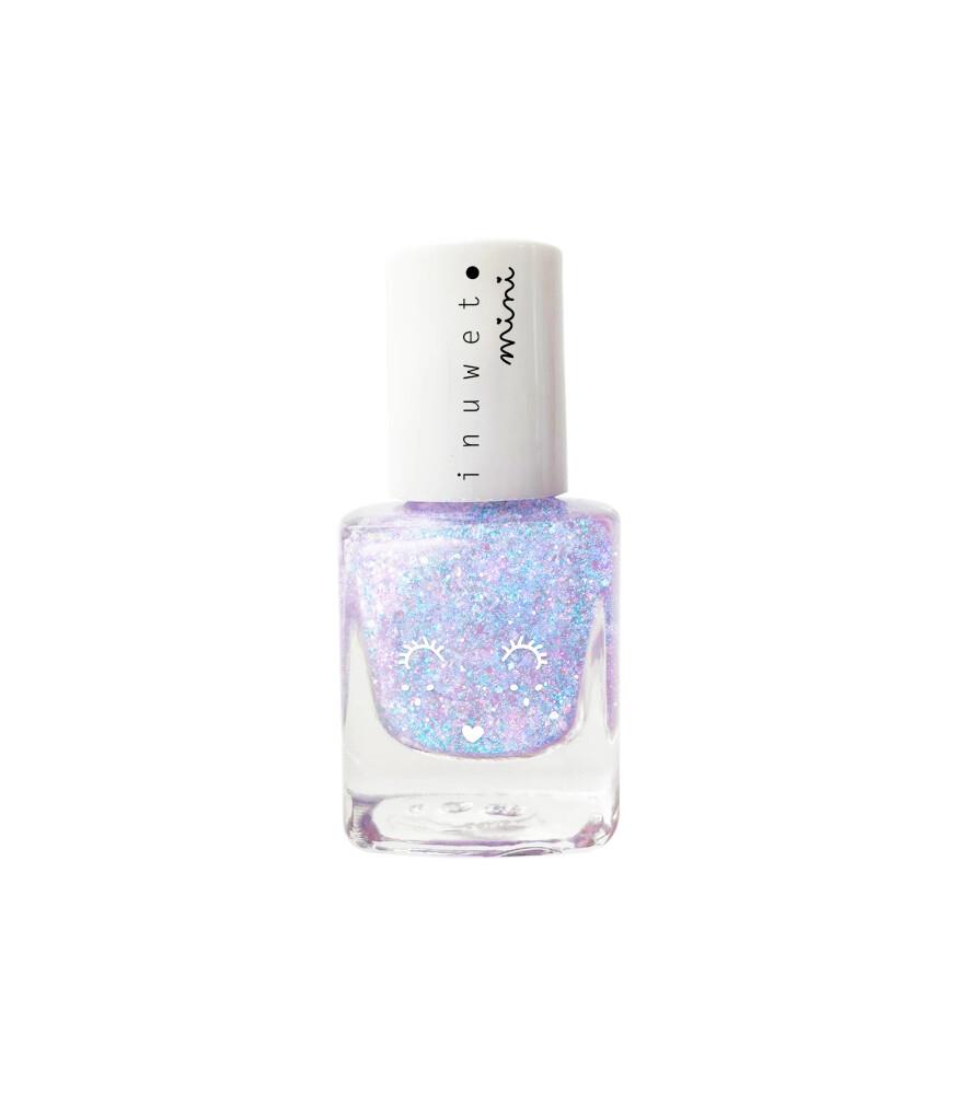 INUWET MINI KIDS WATER BASED NAIL POISHVERNIS ENFANT A L EAU BLEU PRINCESS