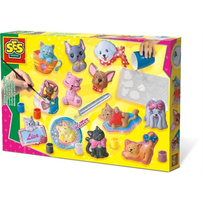Kalıba Dök ve Boya - Kediler ve Köpekler