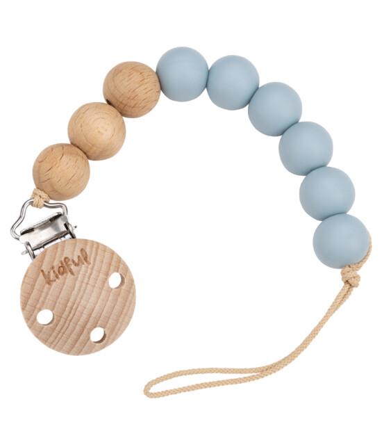 Kidful Boncuk Emzik Askısı- Dusty Blue