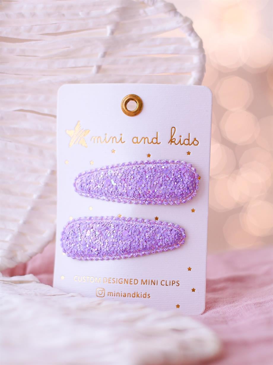 Klips Toka-Kids Glitter Lilac