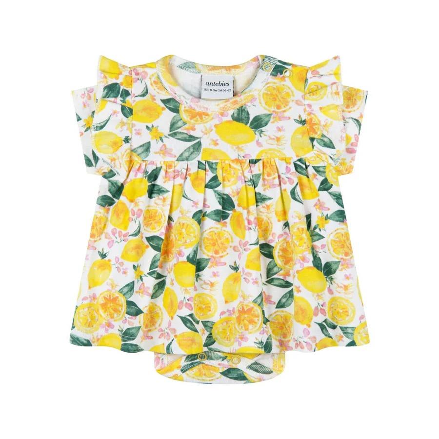 Limonata Fırfırlı Elbise