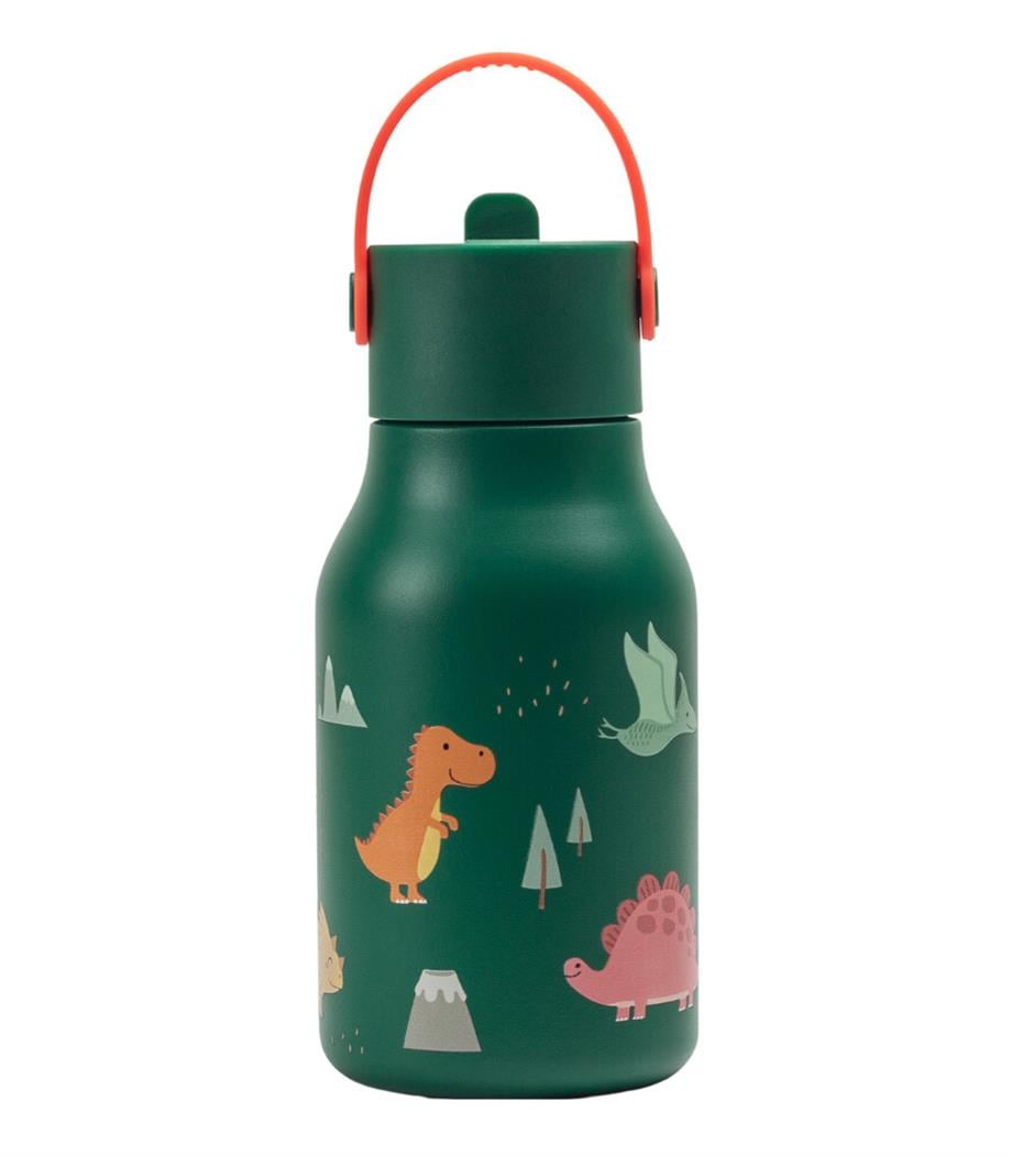 Lund London - Dıno Lıttle Lund Bottle 400Ml - Çocuk Su Şışesı