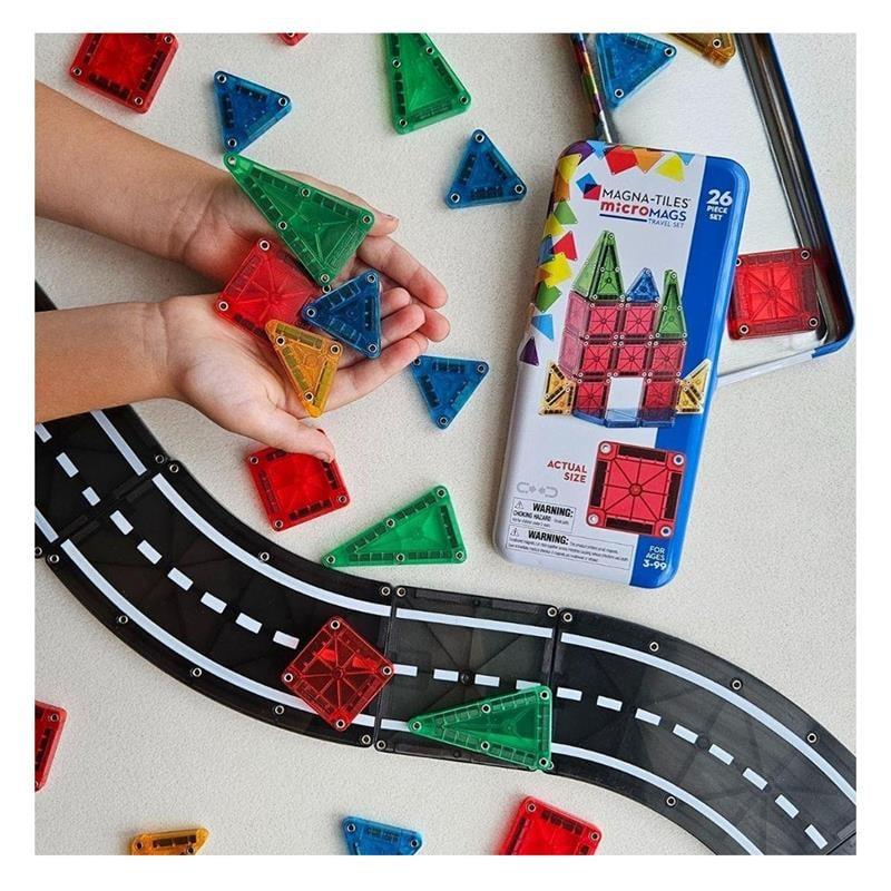 Magna-Tiles microMAGS Seyahat Seti - Seyahat Seti 26 Parça