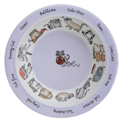 Melamin Mama Kasesi Cats Bowl