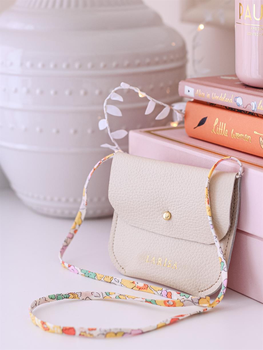 Mini Deri Çanta-Beige