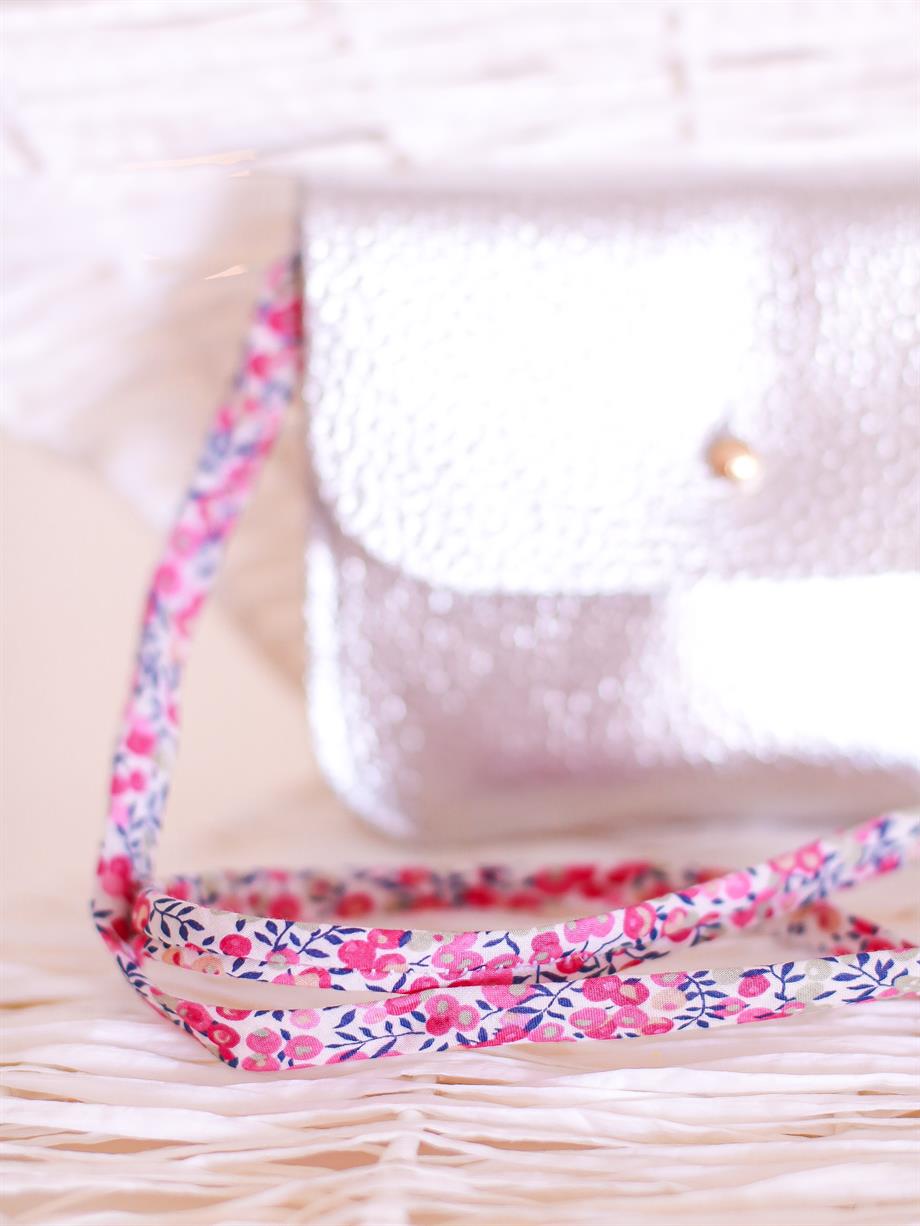 Mini Deri Çanta-Silver