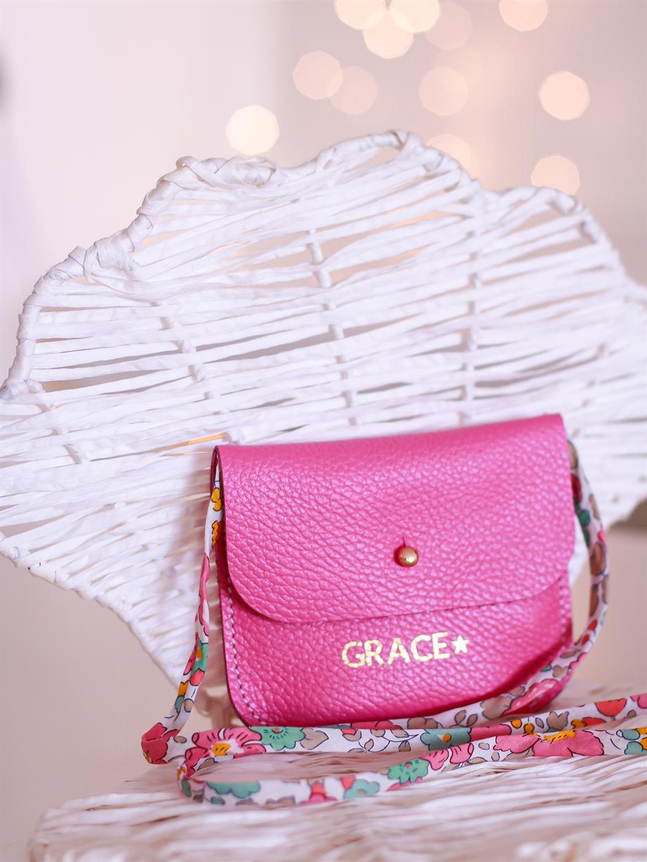 Mini Deri Çanta-Sugar Pink