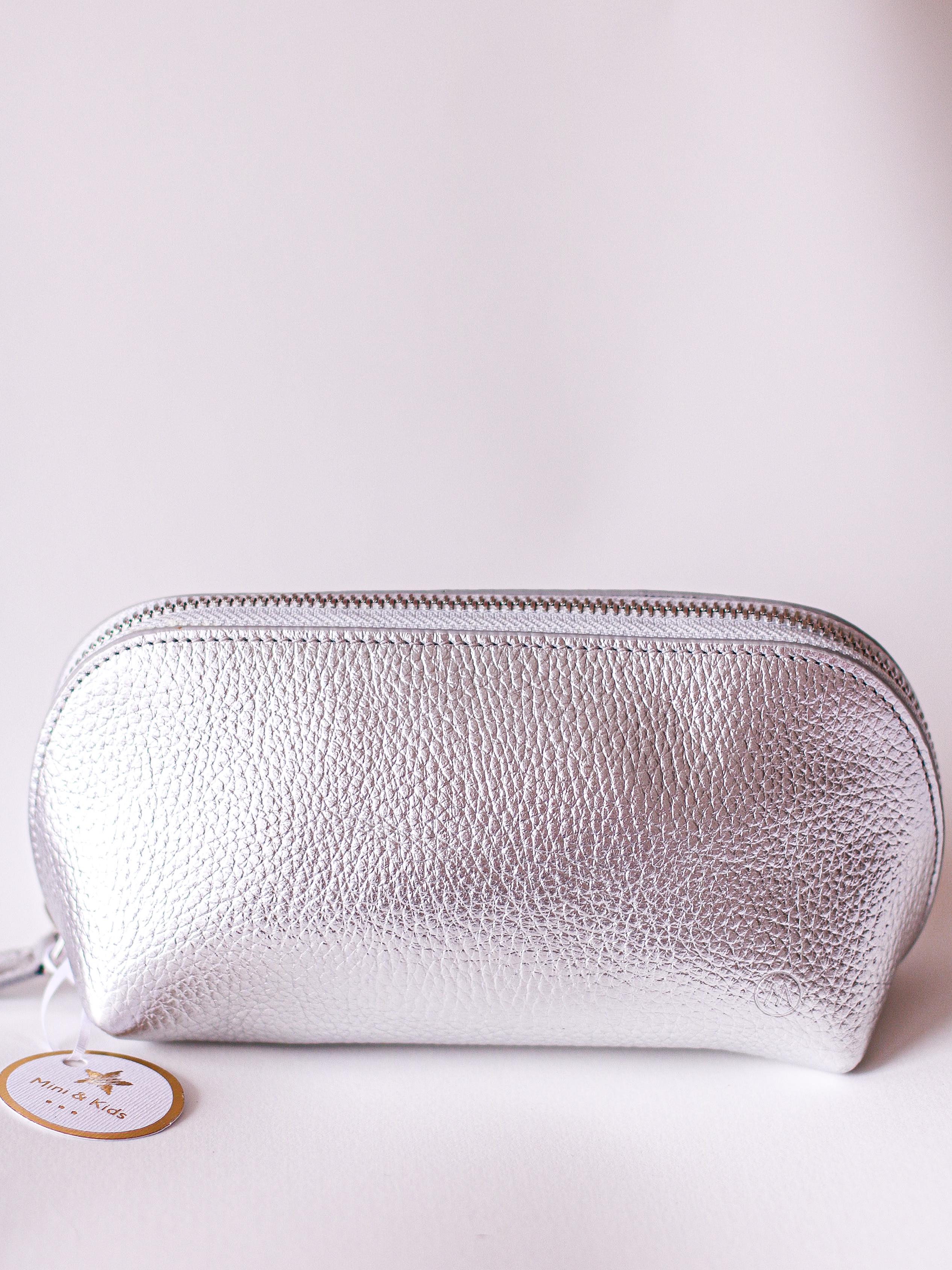 Mini Deri Makyaj Çantası